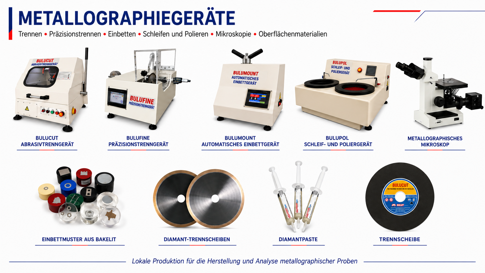 METALLOGRAPHIE-GERÄTE