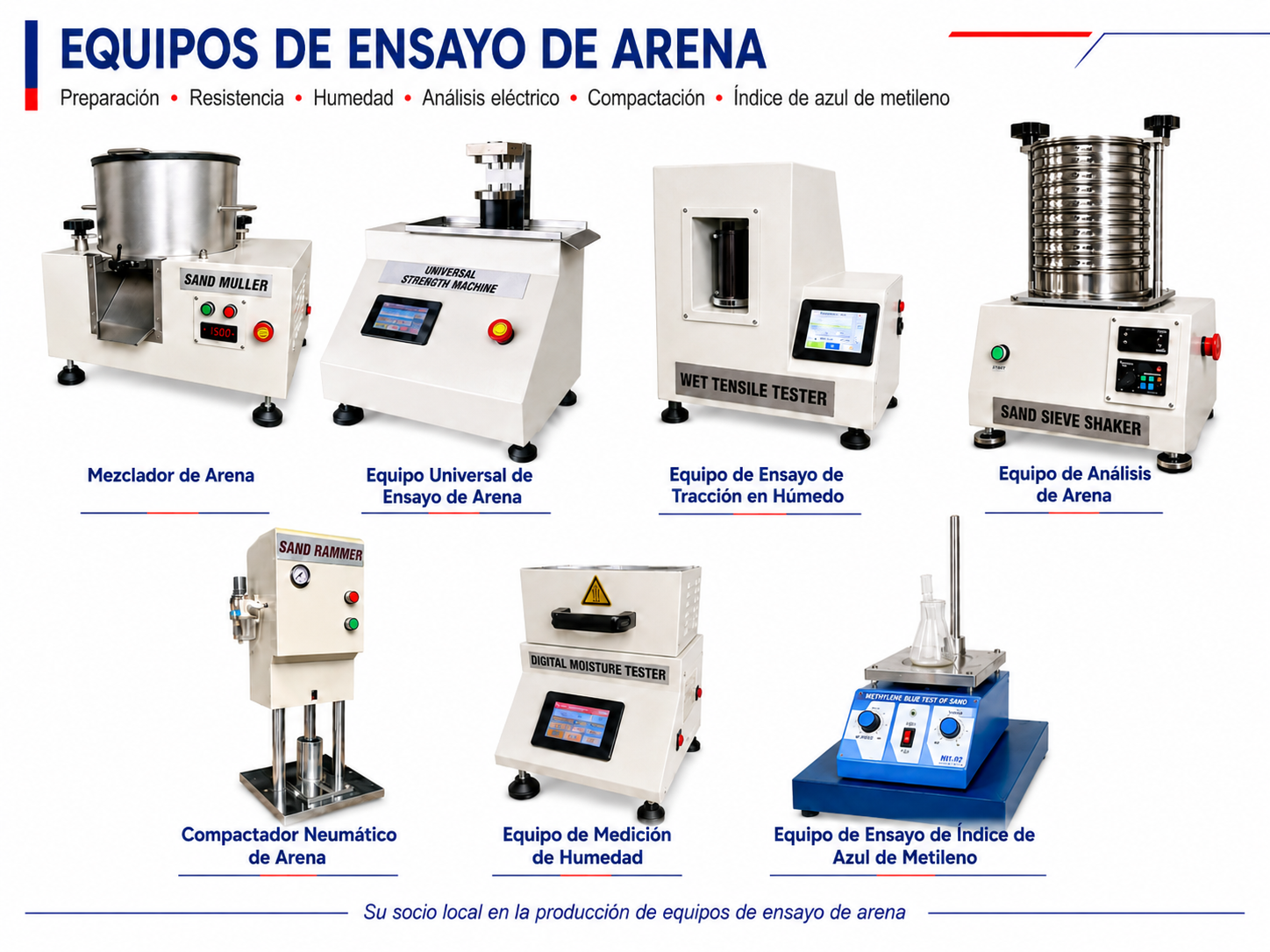 EQUIPOS DE ENSAYO DE ARENA