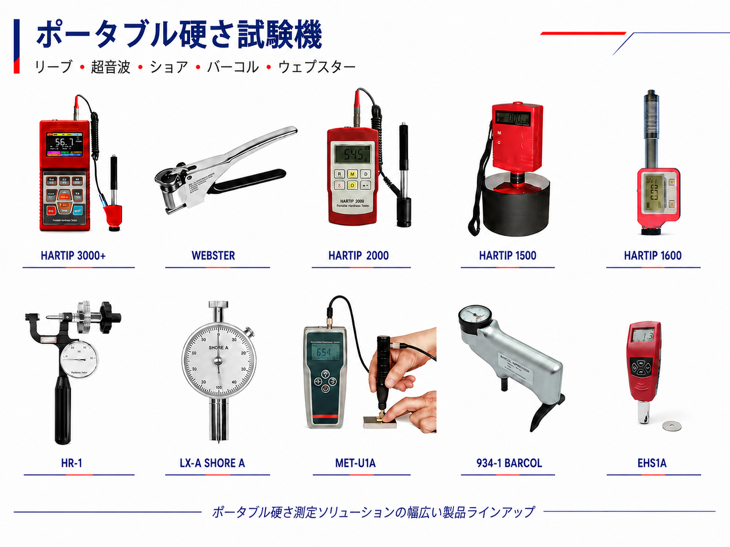 ポータブル硬さ試験機