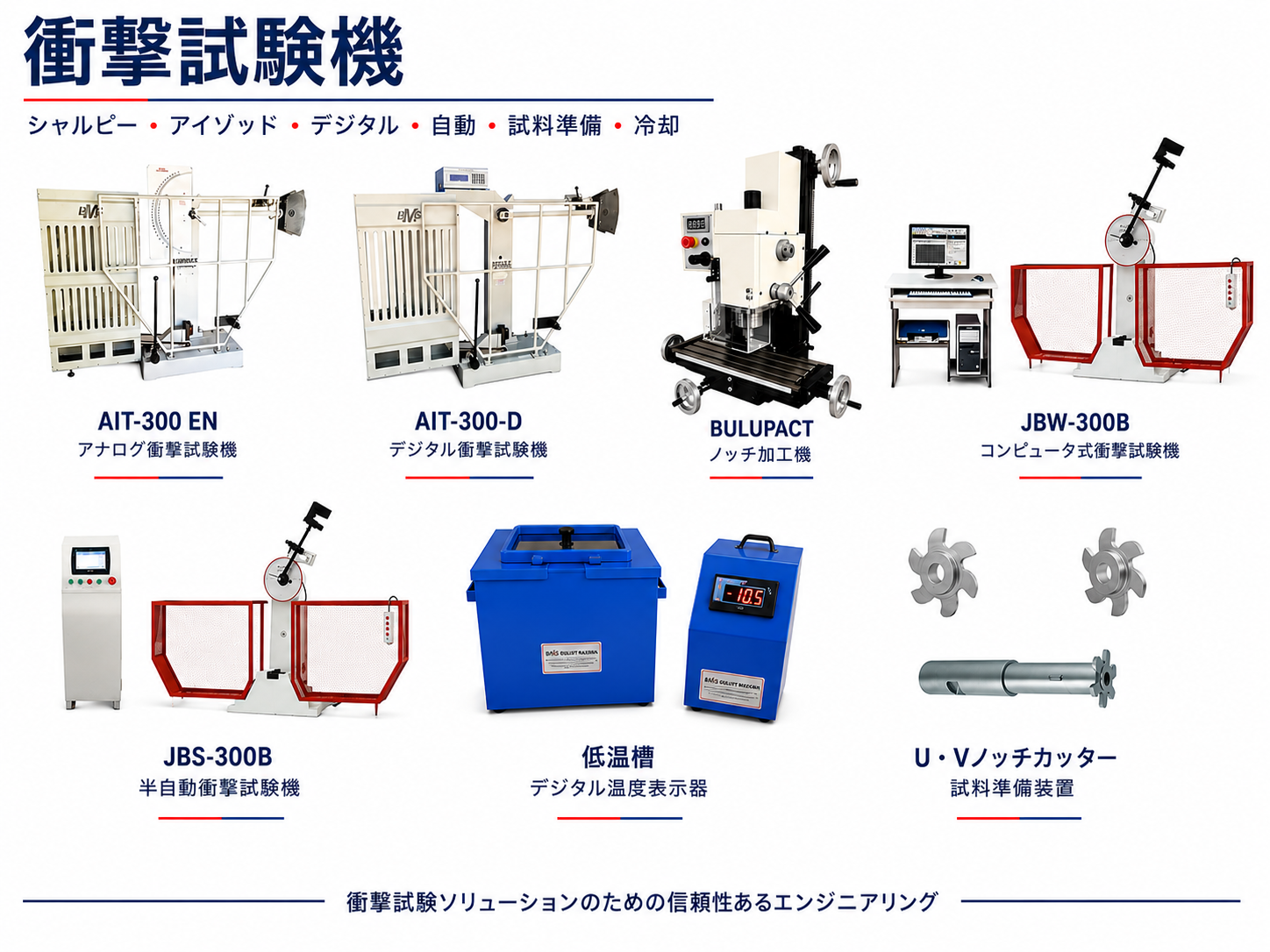 シャルピー衝撃試験機